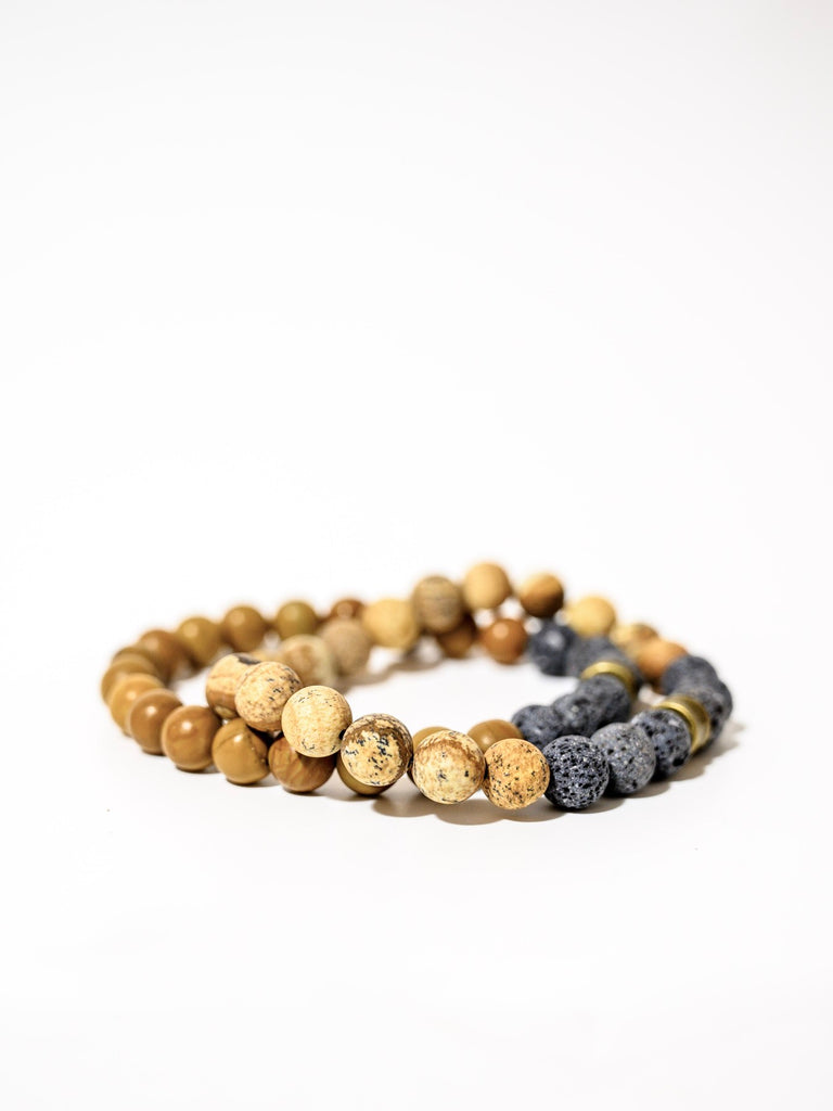 Men's Gemstone Diffuser Bracelet (4 Choices)