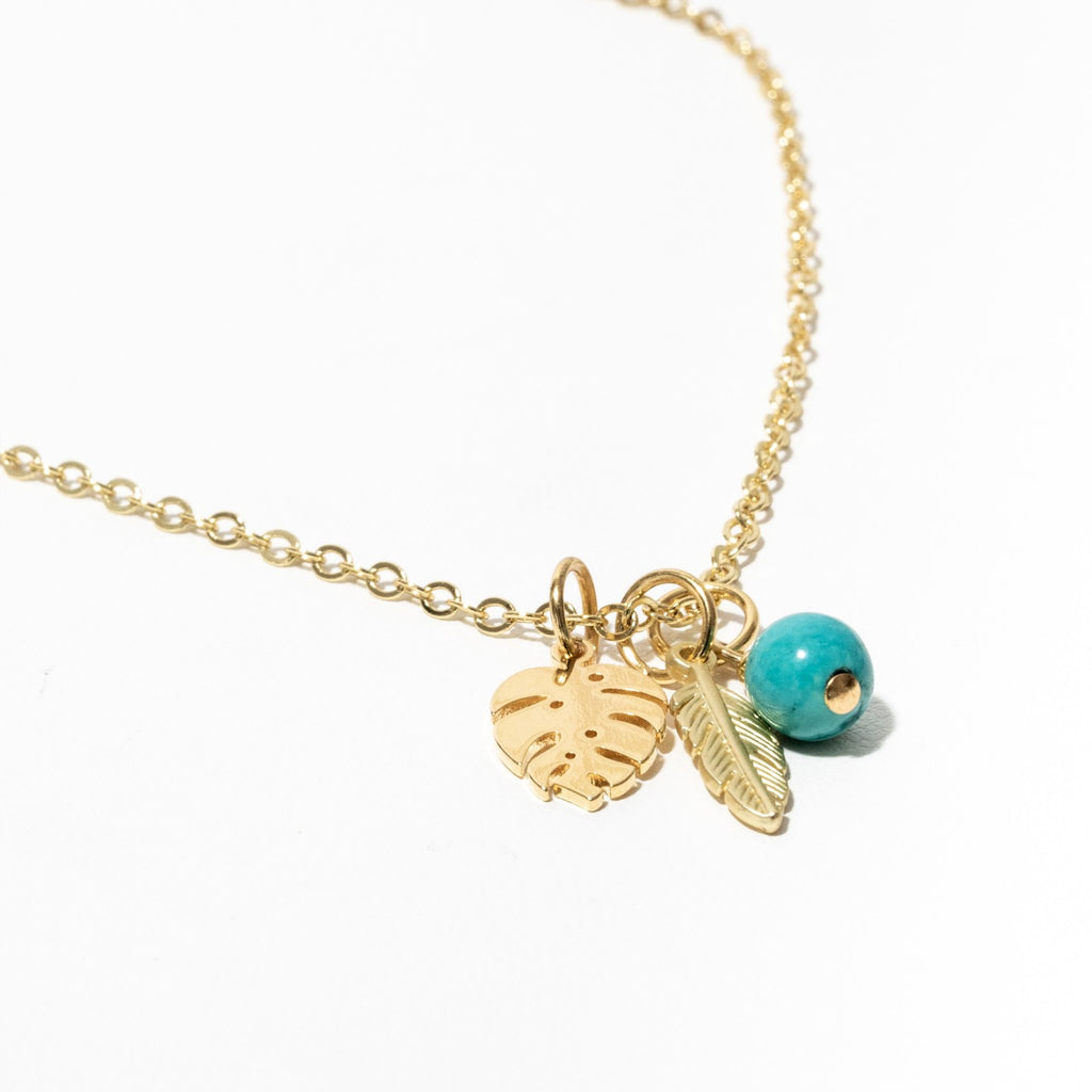 Summer Island Gold-Plated Necklace (Customisable)