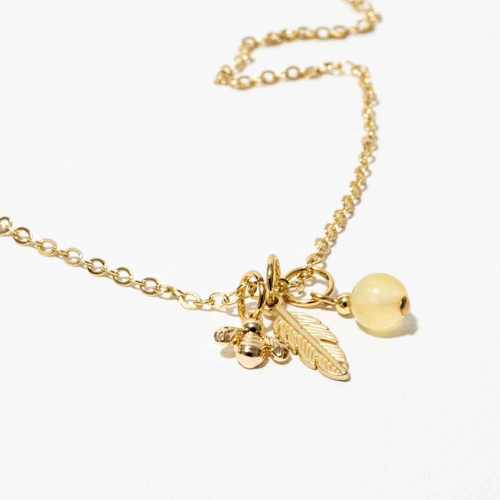 Summer Island Gold-Plated Necklace (Customisable)