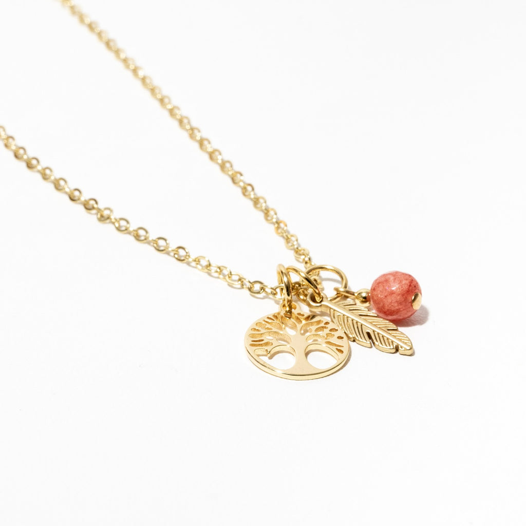 Summer Island Gold-Plated Necklace (Customisable)