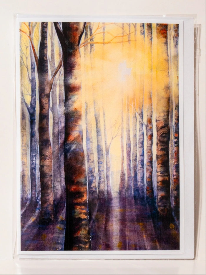 "Golden Light" Greeting Card