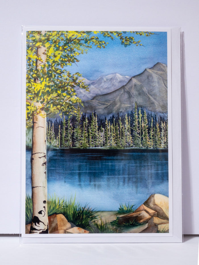"Mountain Pond" Greeting Card