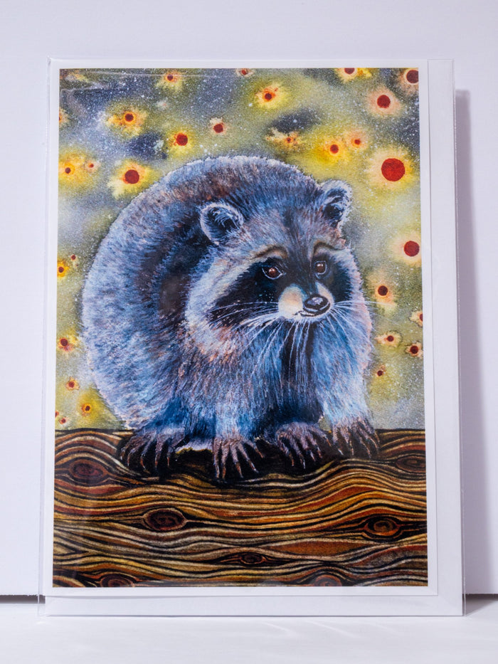 "Raccoon" Greeting Card