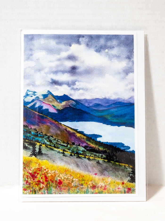 "Maligne Lake" Greeting Card