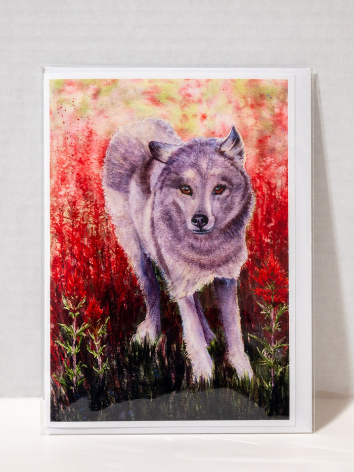 "Wolf" Greeting Card