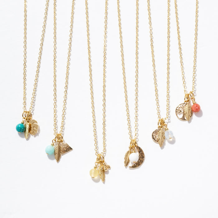 Summer Island Gold-Plated Necklace (Customisable)